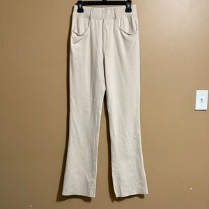 Elegant Cream Women's Pants